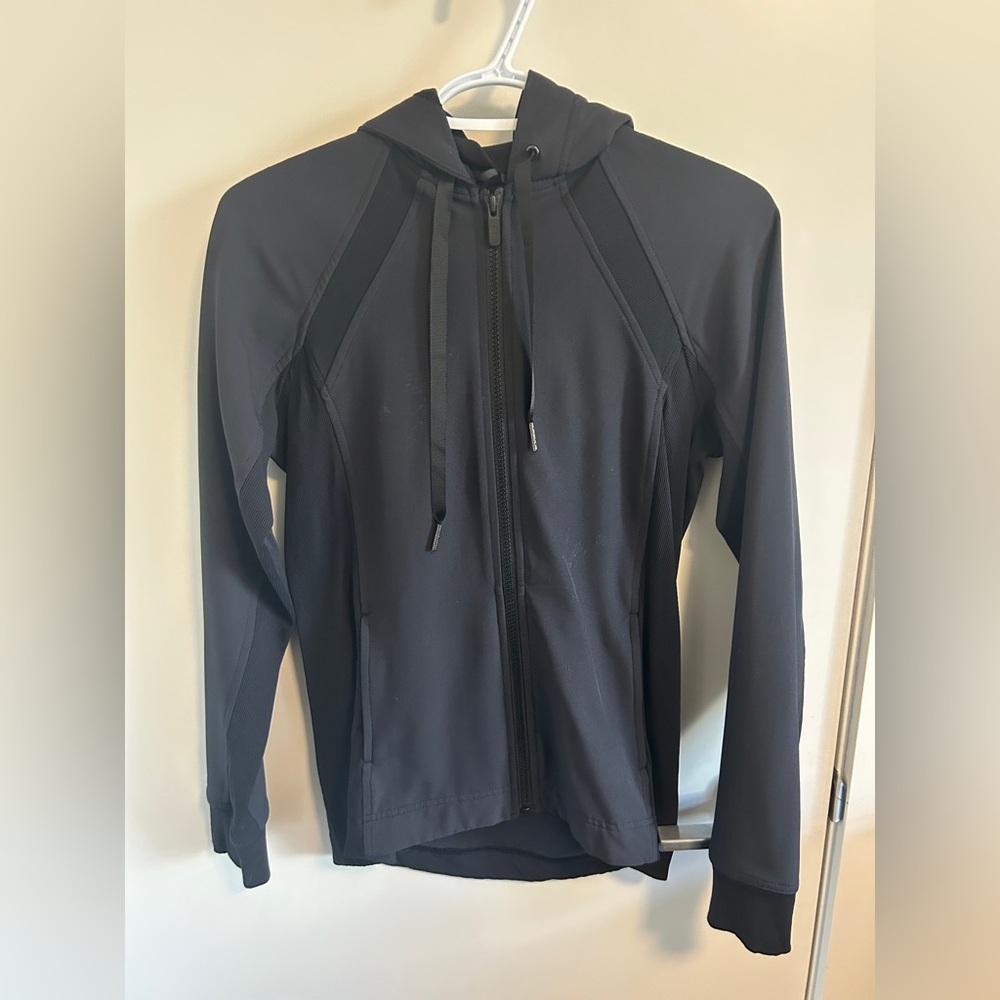 black Lululemon jacket